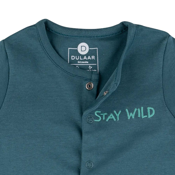 Dulaar Cotton Sleepsuit Wildride - Set of 3