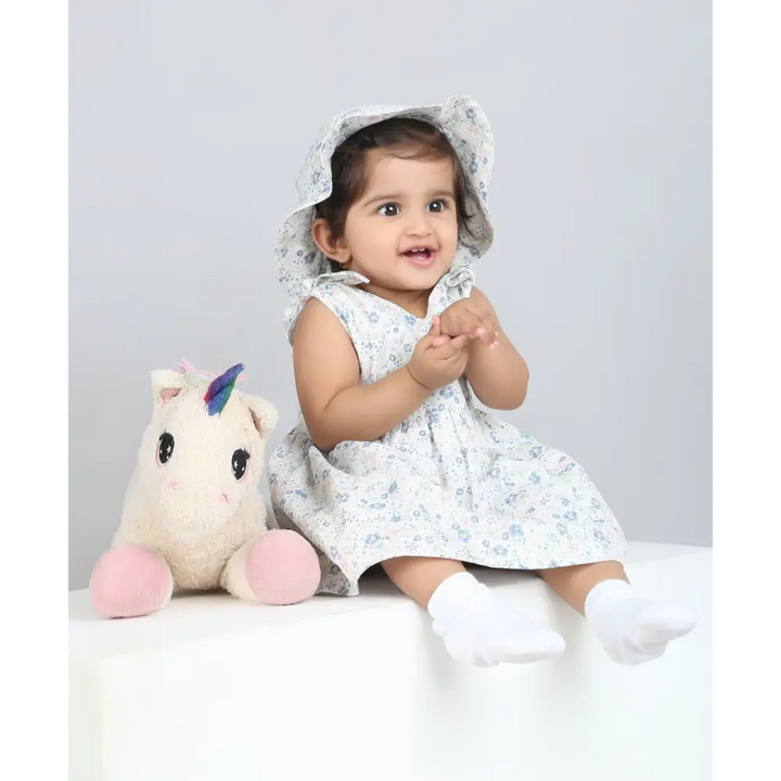 Sweetlime By AS Blossom Breeze Organic Cotton Co-ord Set with a Hat