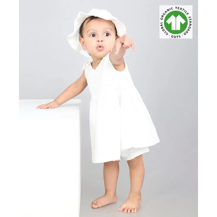 Sweetlime By AS Daisy Breeze Organic Cotton Co-ord Set with a Hat