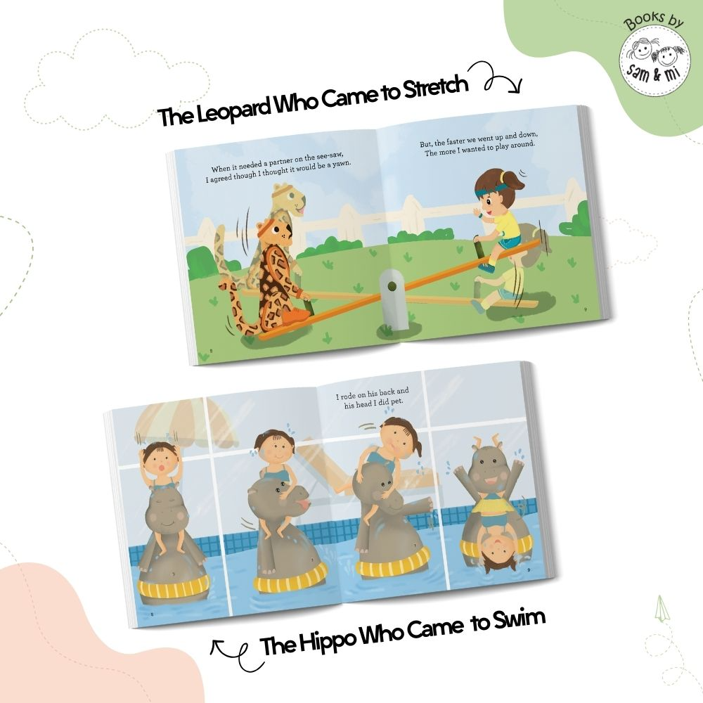SAM &amp; MI - Active Toddler Book Set: Early Learning Board Books for Kids