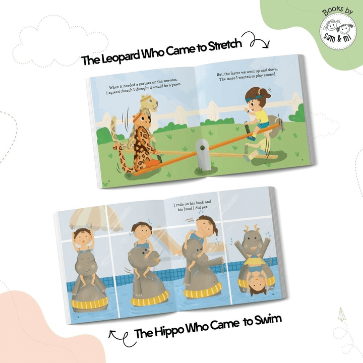 SAM &amp; MI - Active Toddler Book Set: Early Learning Board Books for Kids