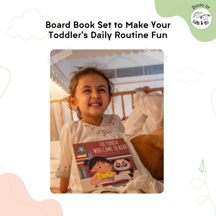 SAM &amp; MI - Animal Series: Set of 6 Board Books for Toddlers on Daily Fun Routine