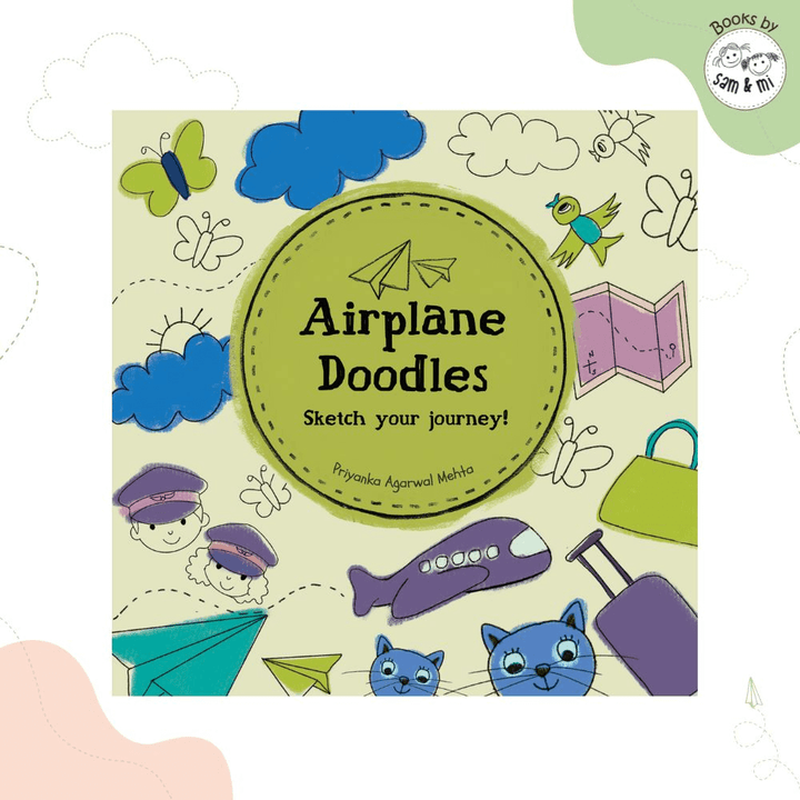 SAM &amp; MI - Airplane Doodles: Interactive Fun Activity Book for Kids