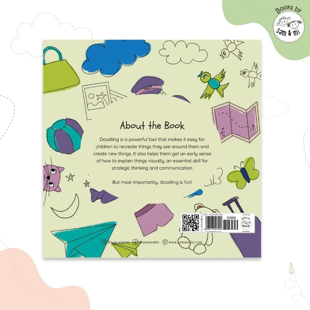 SAM &amp; MI - Airplane Doodles: Interactive Fun Activity Book for Kids