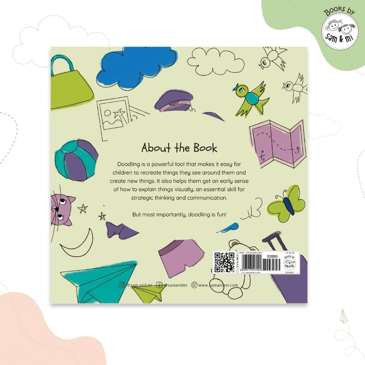 SAM &amp; MI - Airplane Doodles: Interactive Fun Activity Book for Kids