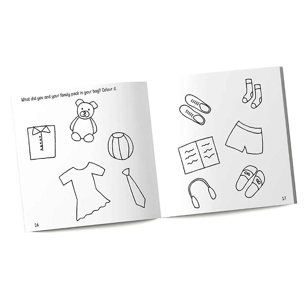 Sam and Mi Airplane Doodles Book for Kids, 3 - 8 yrs
