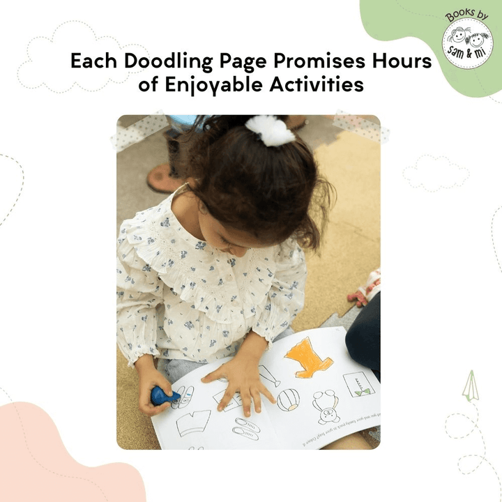 SAM &amp; MI - Airplane Doodles: Interactive Fun Activity Book for Kids
