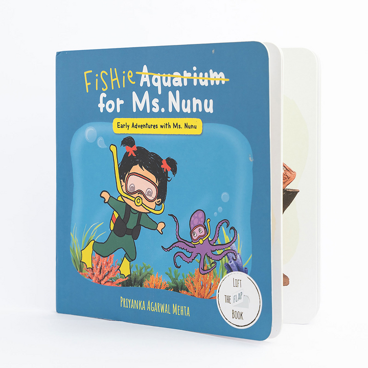 SAM &amp; MI - Aquarium for Ms. Nunu: STEM Lift-the-Flap Board Book for Kids