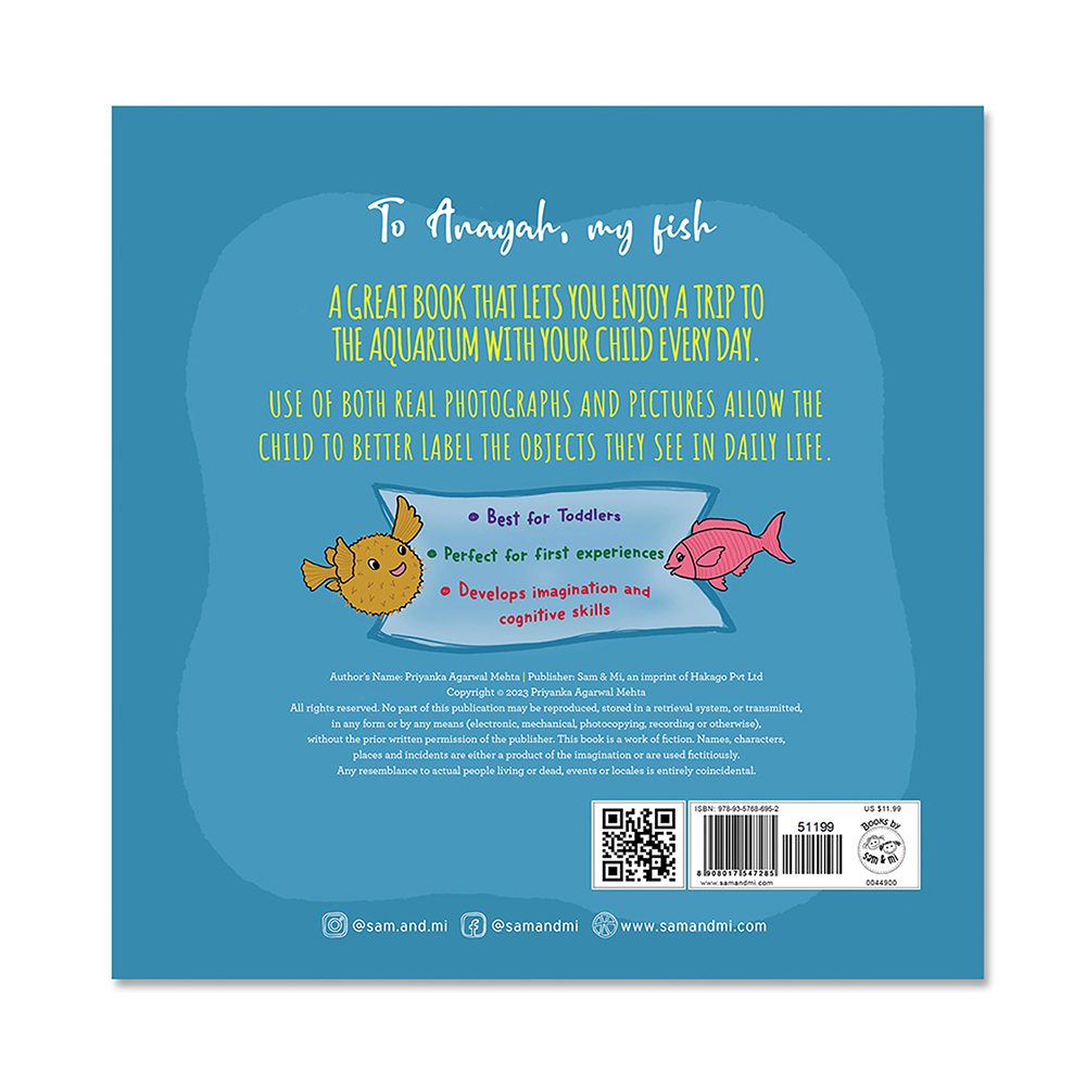 SAM &amp; MI - Aquarium for Ms. Nunu: STEM Lift-the-Flap Board Book for Kids