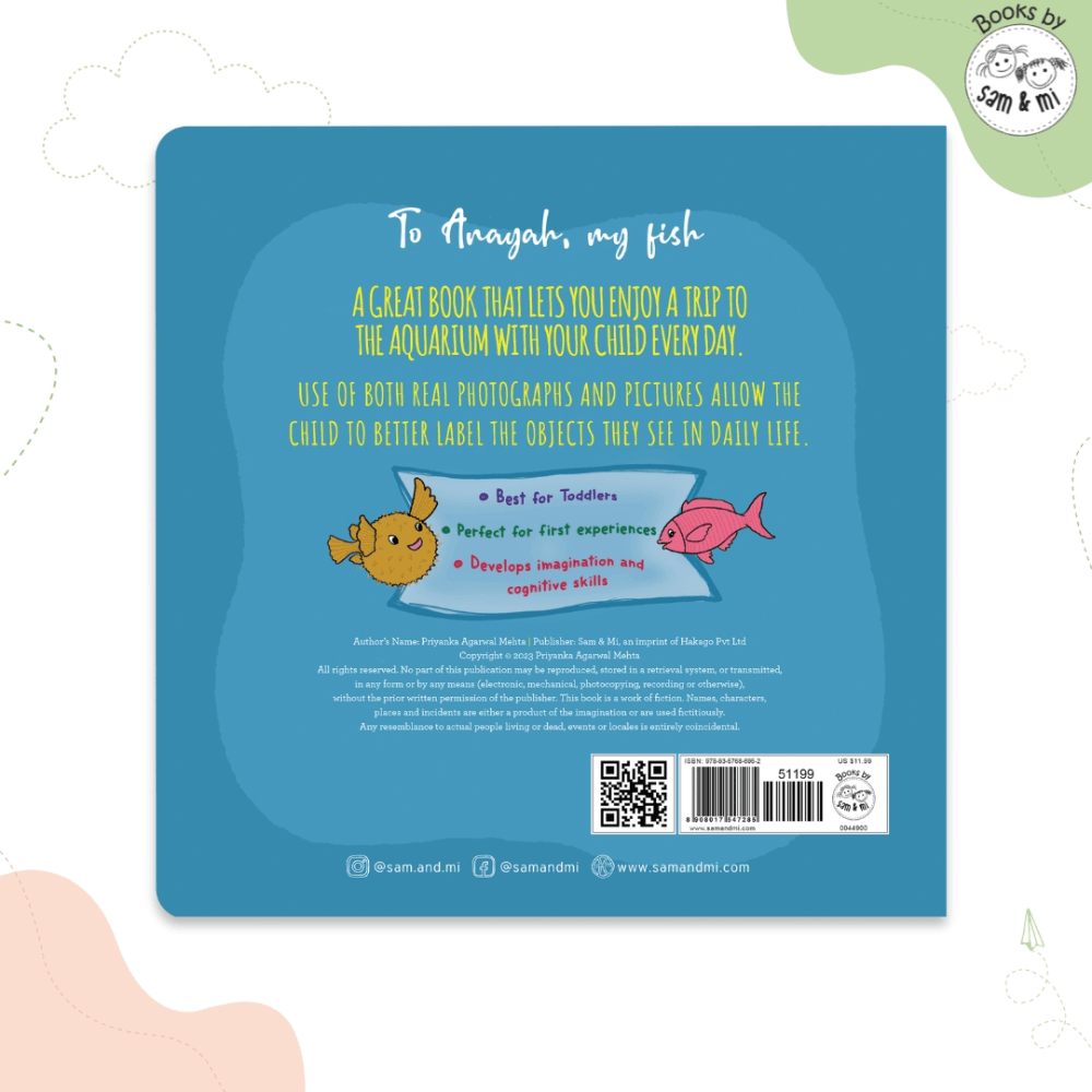 SAM &amp; MI - Aquarium for Ms. Nunu: STEM Lift-the-Flap Board Book for Kids