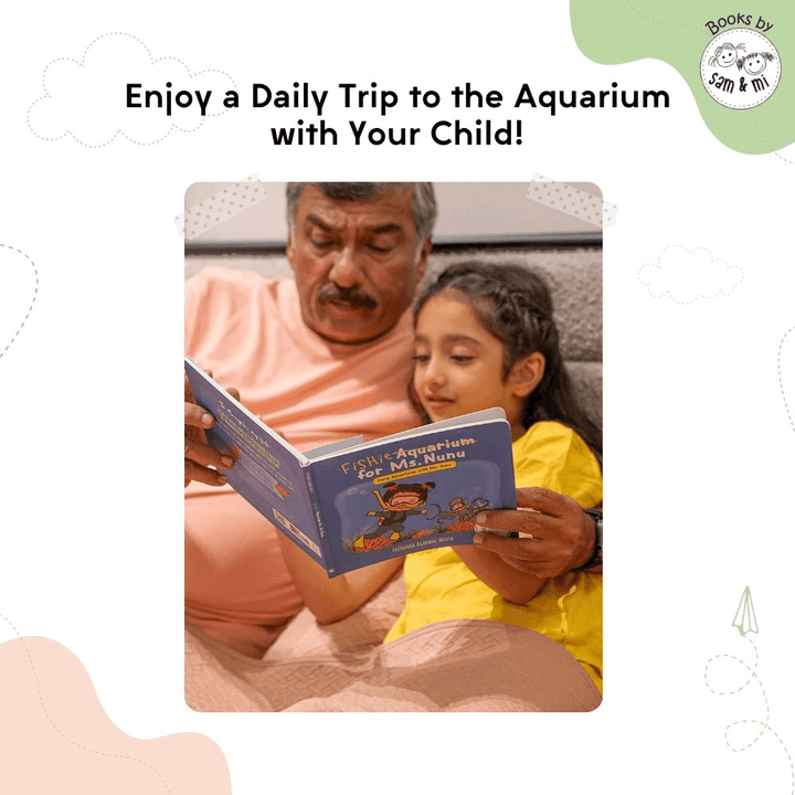 SAM &amp; MI - Aquarium for Ms. Nunu: STEM Lift-the-Flap Board Book for Kids