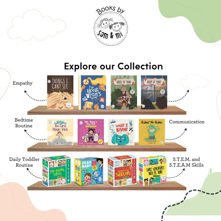 SAM &amp; MI – Baby Shower Gift Set: Books for Expecting and New Parents – English