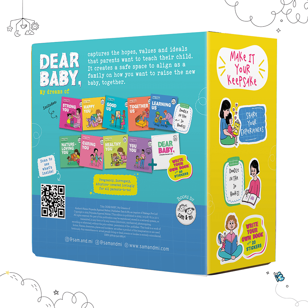 SAM &amp; MI – Dear Baby: Dreams Of (Box Set of 10 Board Books for New &amp; Expecting Parents)