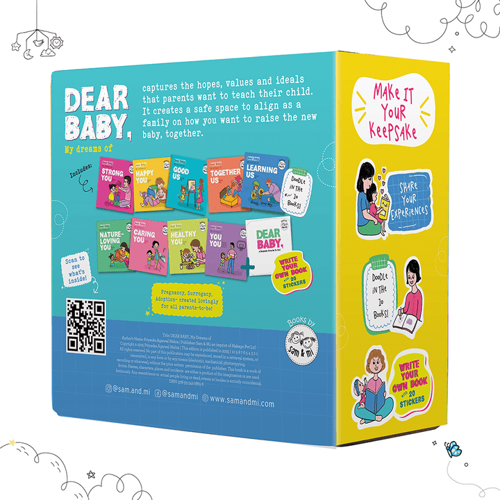 SAM &amp; MI – Dear Baby: Dreams Of (Box Set of 10 Board Books for New &amp; Expecting Parents)