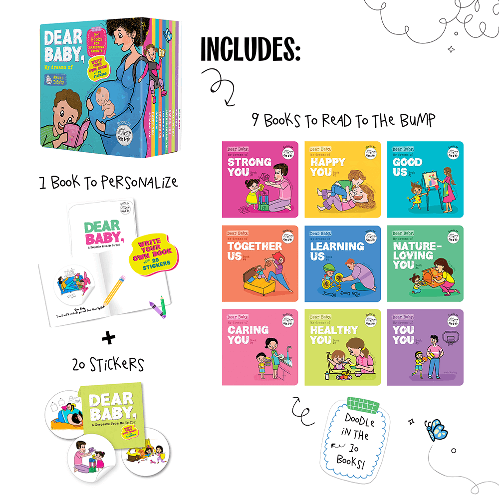 SAM &amp; MI – Dear Baby: Dreams Of (Box Set of 10 Board Books for New &amp; Expecting Parents)