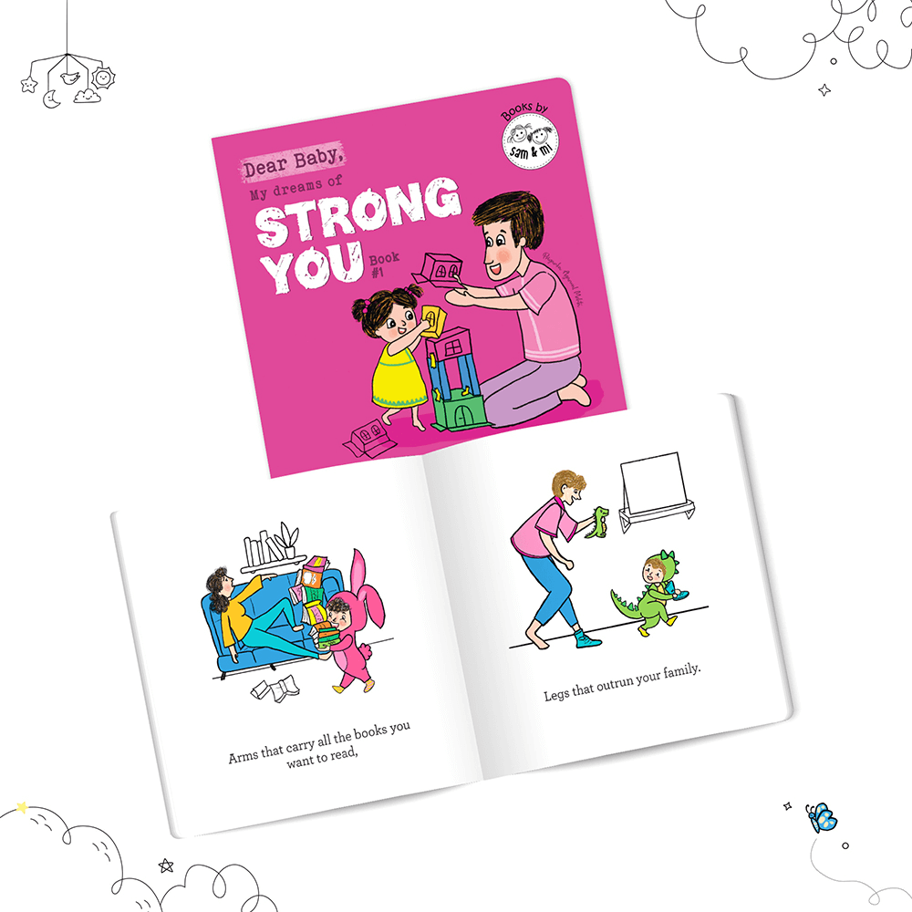 SAM MI – Dear Baby, My Dreams Of You: Box Set of 10 Board Books for New Expecting Parents