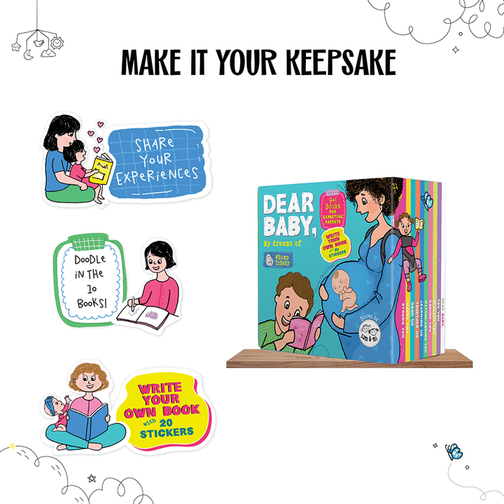 SAM &amp; MI – Dear Baby: Dreams Of (Box Set of 10 Board Books for New &amp; Expecting Parents)