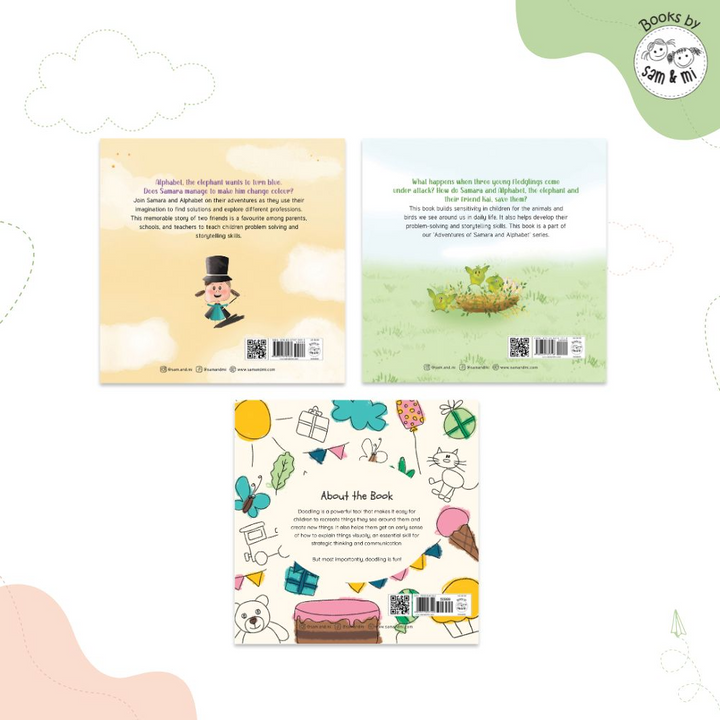 SAM &amp; MI - Birthday Book Set: Early Learning Story Books for Children