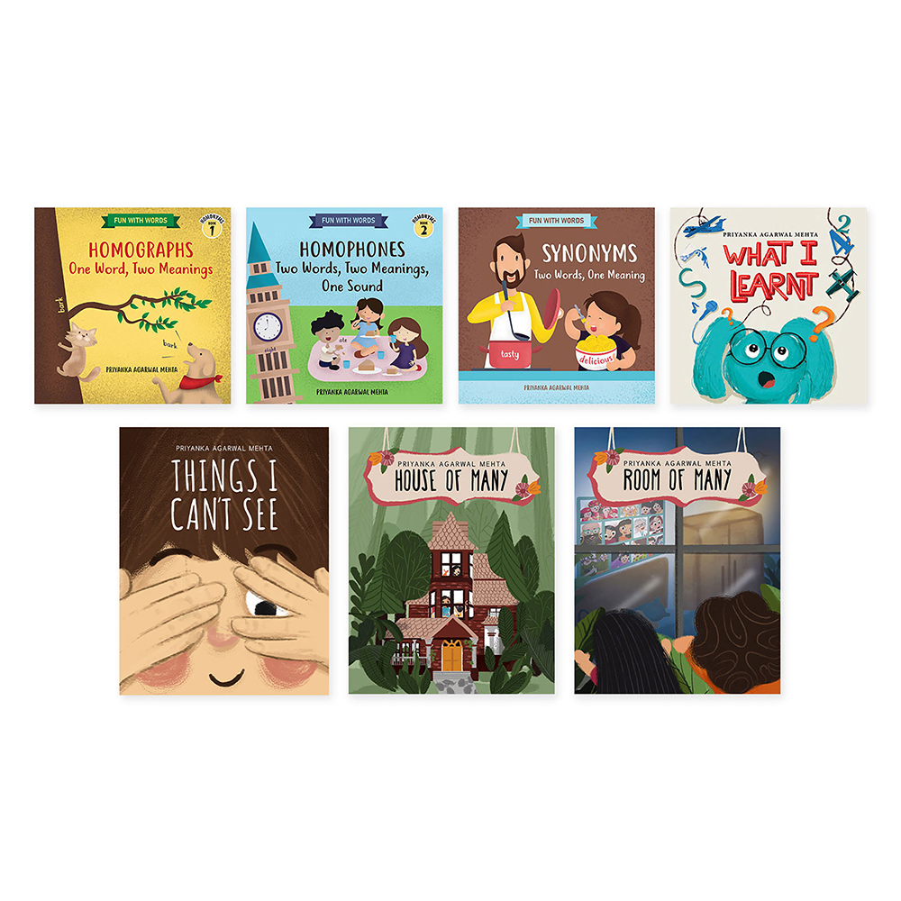 SAM & MI - Back to School Set of 7 Books for Preschooler