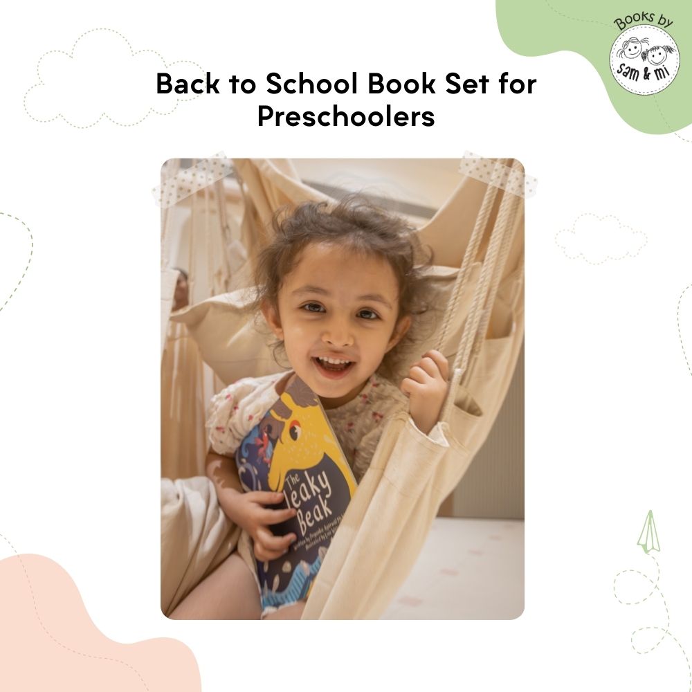 SAM & MI - Back to School Set of 7 Books for Preschooler