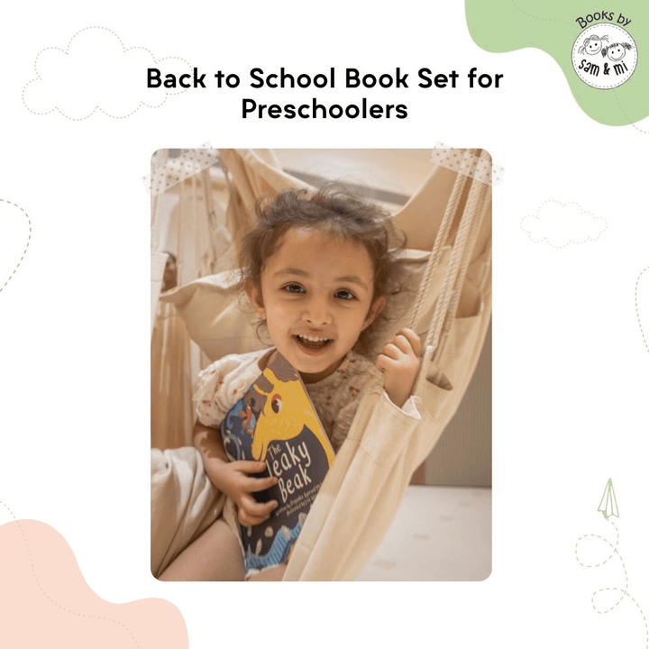 SAM &amp; MI - Back to School Set of 7 Books for Preschooler
