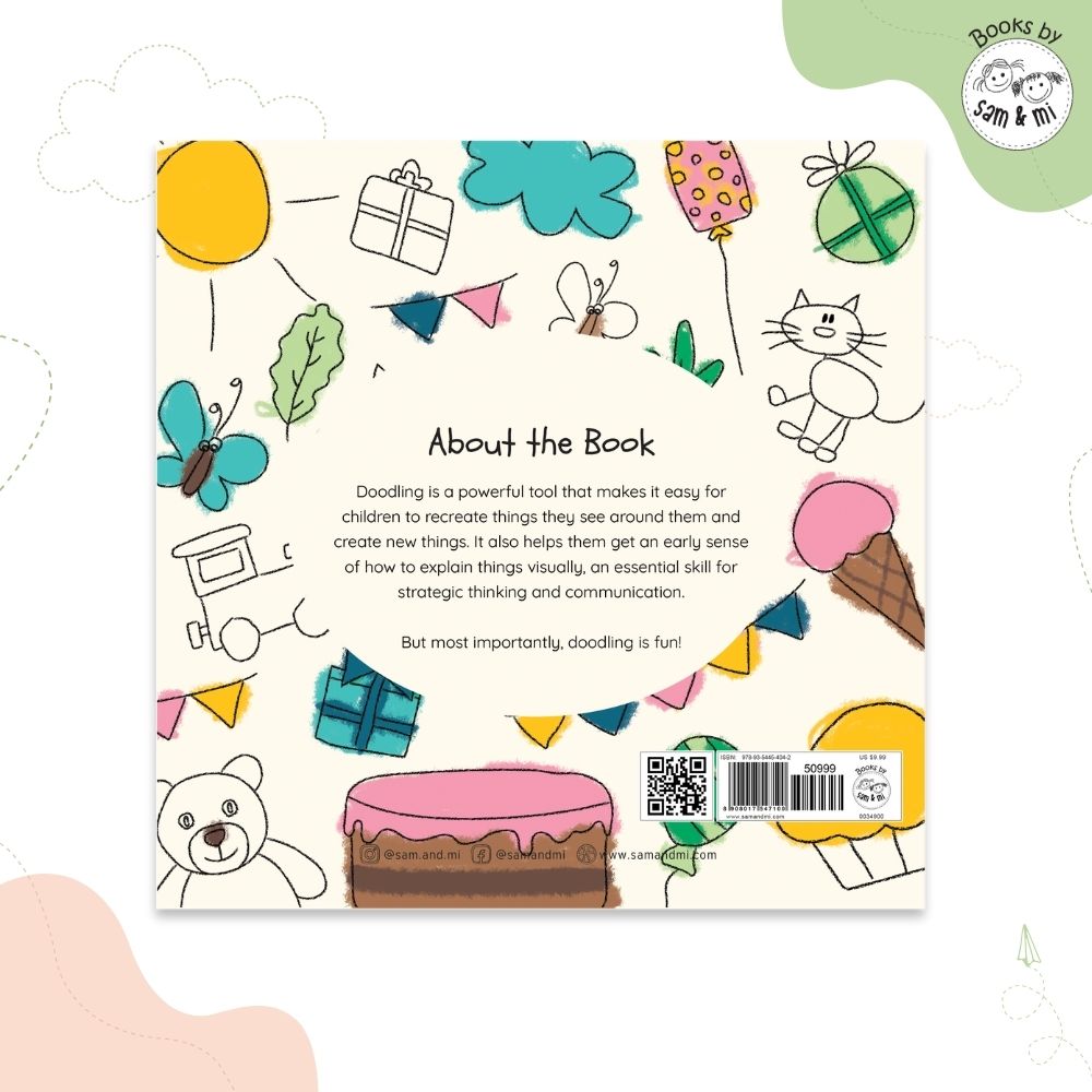 SAM & MI - Birthday Doodles: Interactive Fun Activity Book for Kids