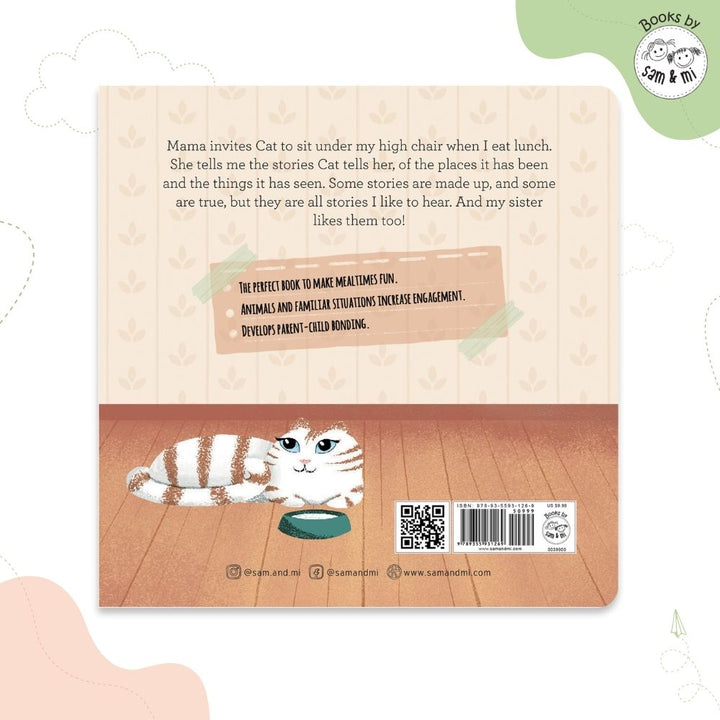 SAM &amp; MI - The Cat Who Came to Lunch: Board Books for Toddlers