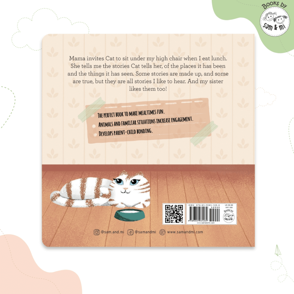 SAM &amp; MI - The Cat Who Came to Lunch: Board Books for Toddlers