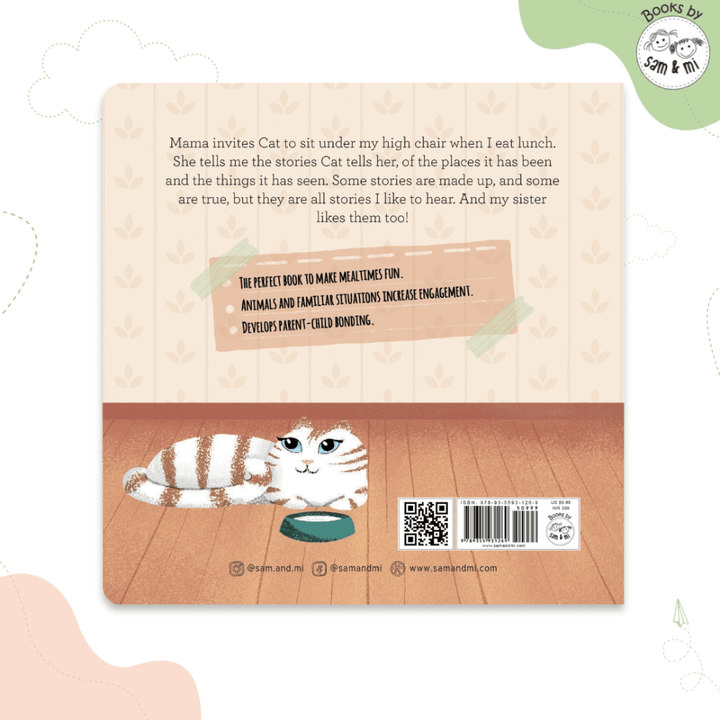 SAM &amp; MI - The Cat Who Came to Lunch: Board Books for Toddlers