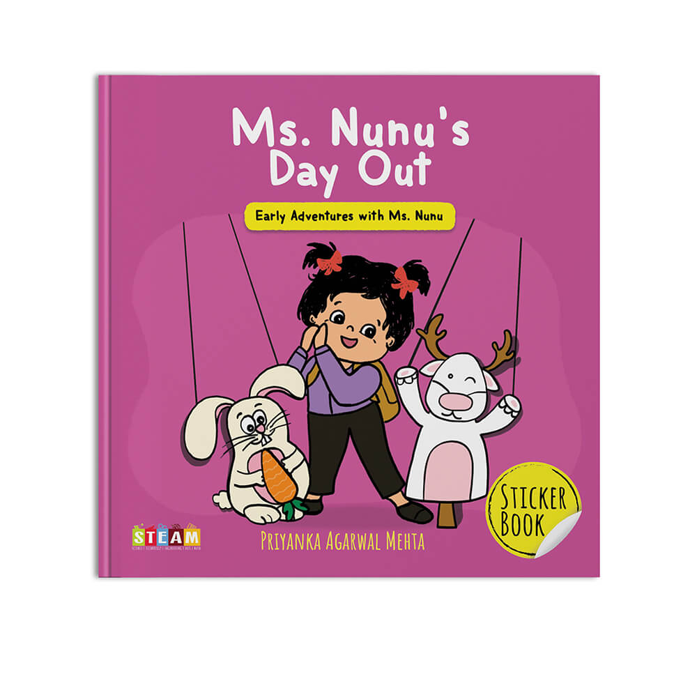 SAM & MI Ms. Nunu's Day Out: Sticker Book, 0-4 years