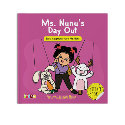 SAM & MI Ms. Nunu's Day Out: Sticker Book, 0-4 years