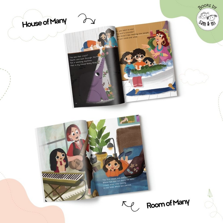 SAM &amp; MI - Diversity Begins at Home: Story Books for Kids