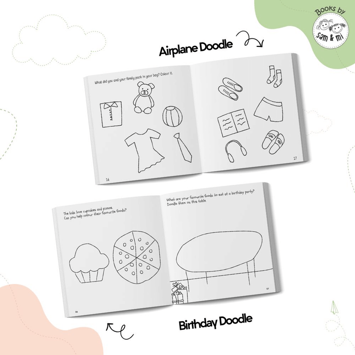 SAM &amp; MI - Doodle Set: Engaging Activity Books for Kids