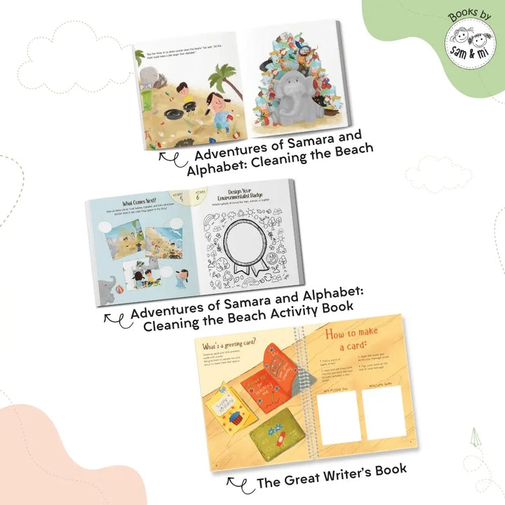 SAM &amp; MI - Future Builders Collection: Story Books of Curiosity, Caring &amp; Creativity