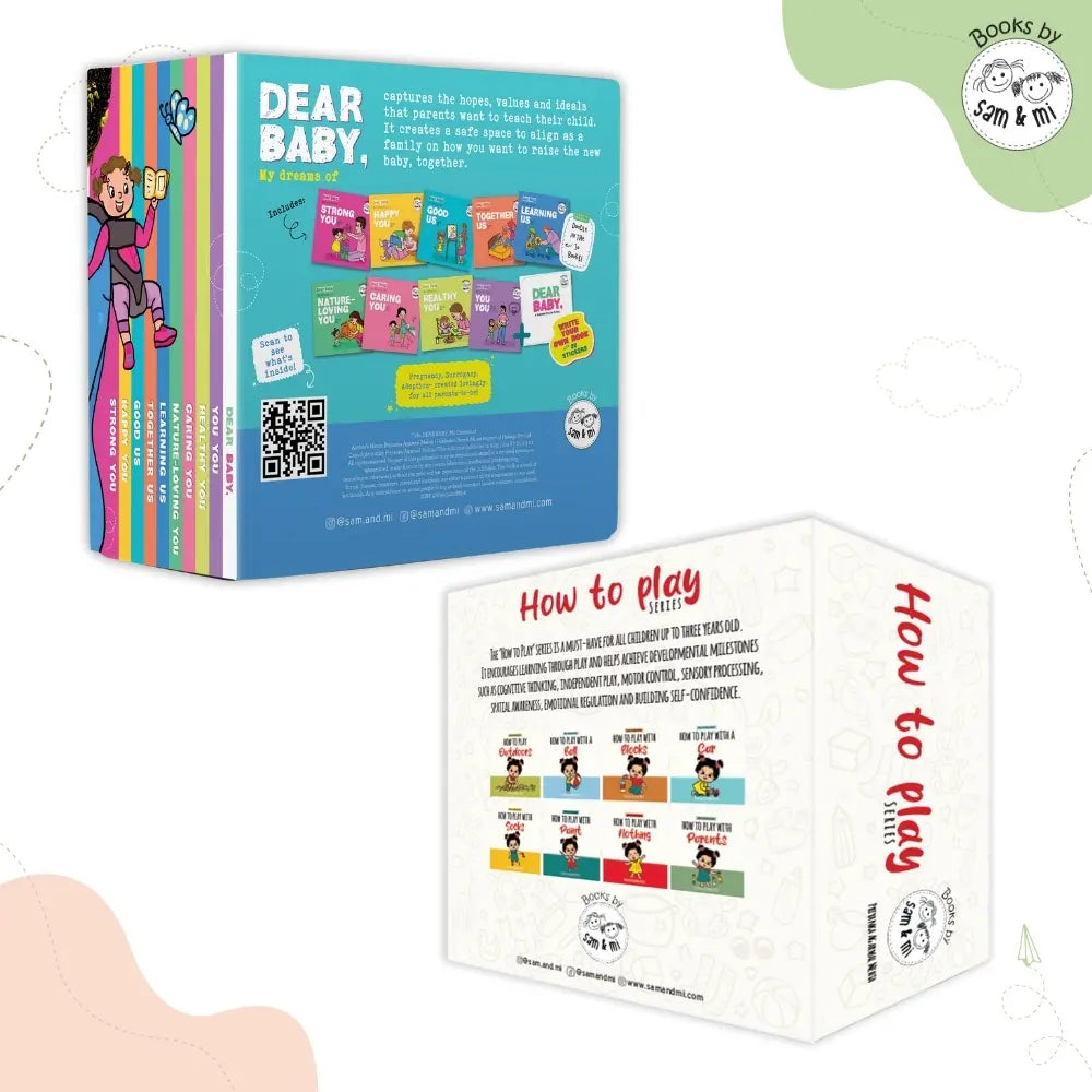 SAM &amp; MI - Children’s First Library: Board Books for New Parents &amp; Little Learners
