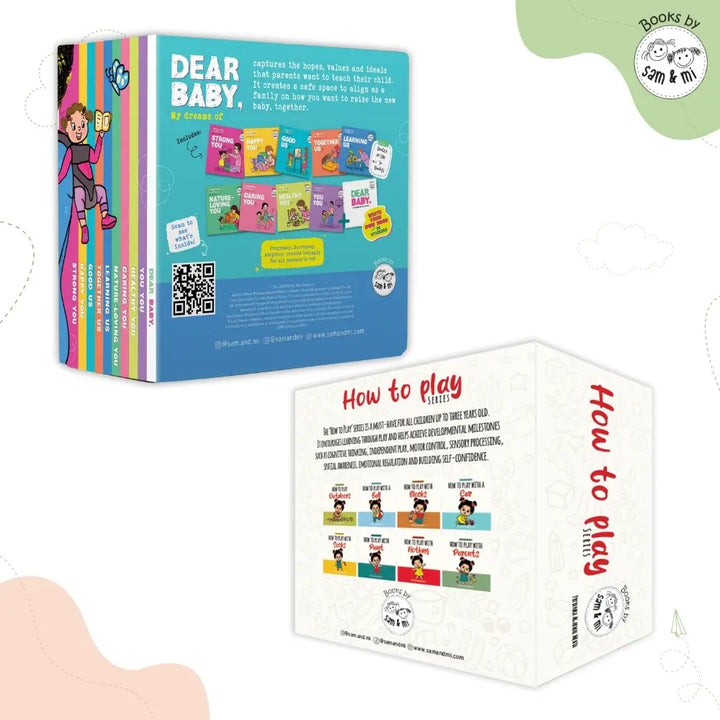SAM &amp; MI - Children’s First Library: Board Books for New Parents &amp; Little Learners