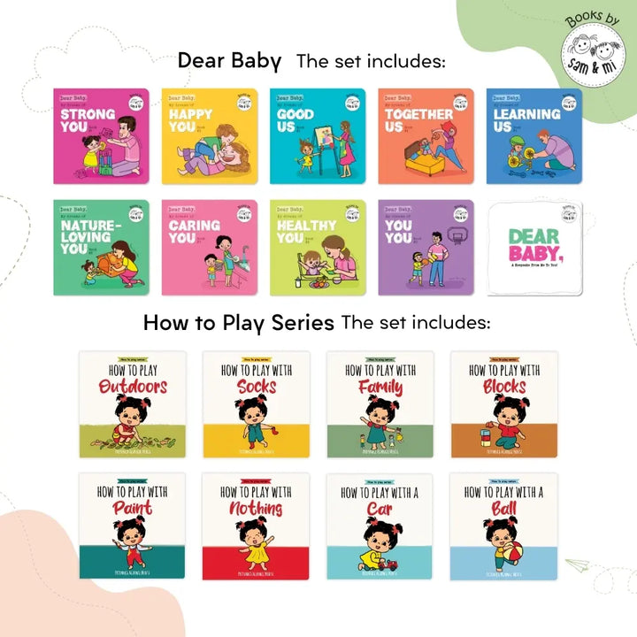 SAM &amp; MI - Children’s First Library: Board Books for New Parents &amp; Little Learners