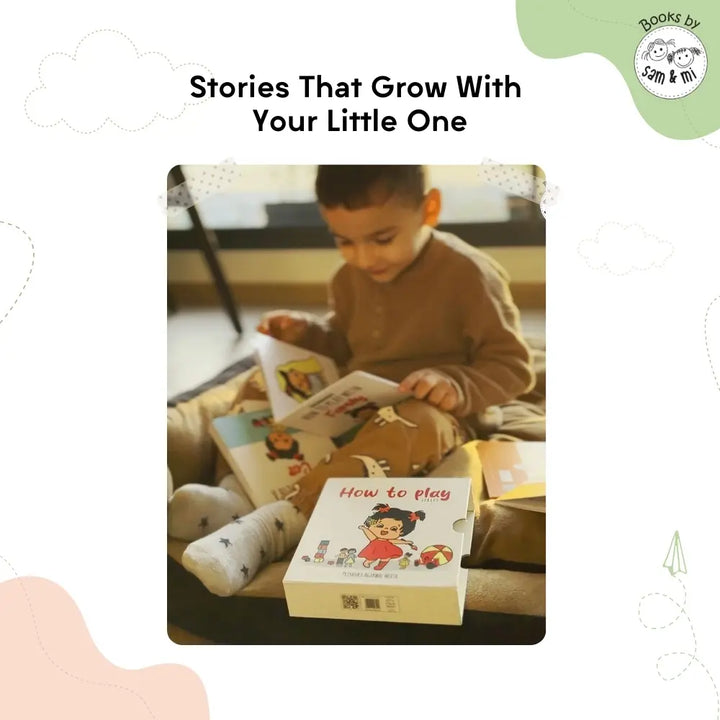 SAM &amp; MI - First Steps Library Set: Early Learning Board Books for Toddlers