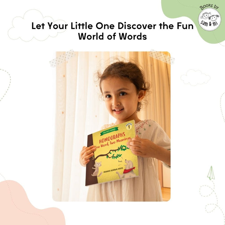 SAM &amp; MI - Fun with Words: Set of 3 Early Learning Books for Kids