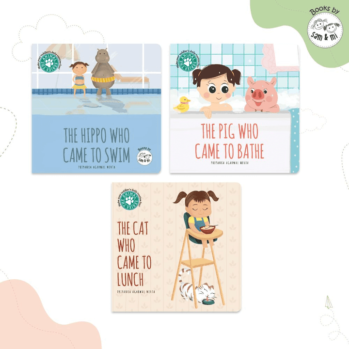 SAM &amp; MI - Baby Shower Gift Set Combo 3: Story Books for Kids