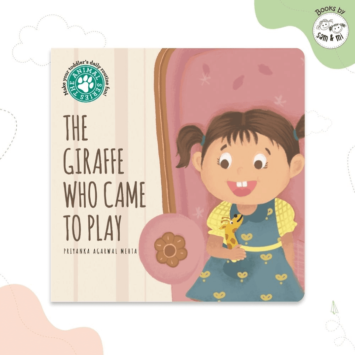 SAM &amp; MI - The Giraffe Who Came to Play: Board Books for Toddlers