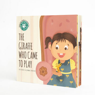 Sam and Mi The Giraffe Who Came to Play Board Book for Kids, 0-3 yrs