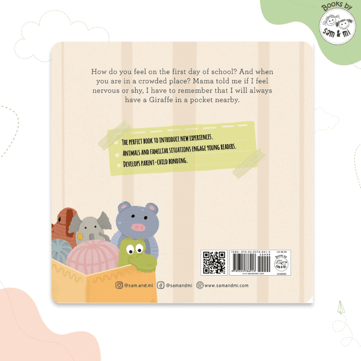 SAM &amp; MI - The Giraffe Who Came to Play: Board Books for Toddlers