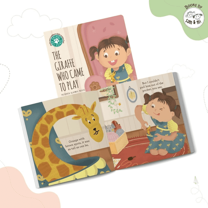 SAM &amp; MI - The Giraffe Who Came to Play: Board Books for Toddlers