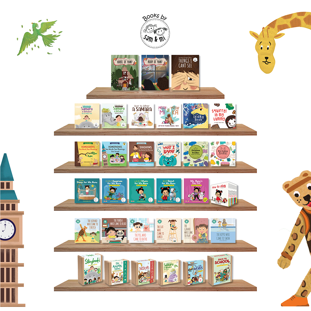 SAM & MI - The Giraffe Who Came to Play: Board Books for Toddlers