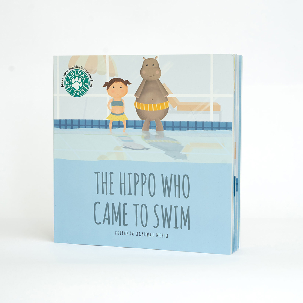 SAM & MI - The Hippo Who Came to Swim: Board Books for Toddlers