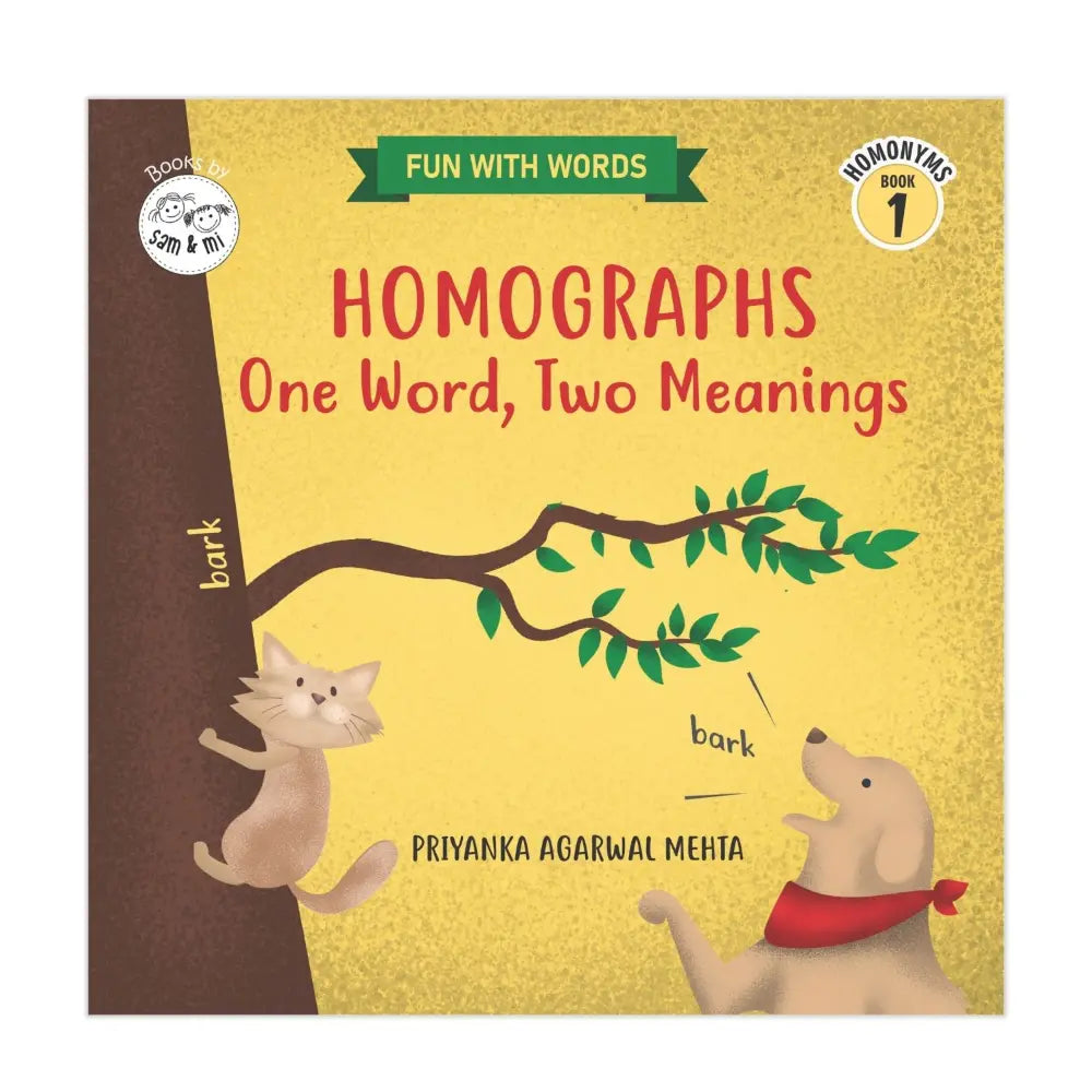 SAM &amp; MI - Homographs: One Word, Two Meanings: Early Learning Book for Kids