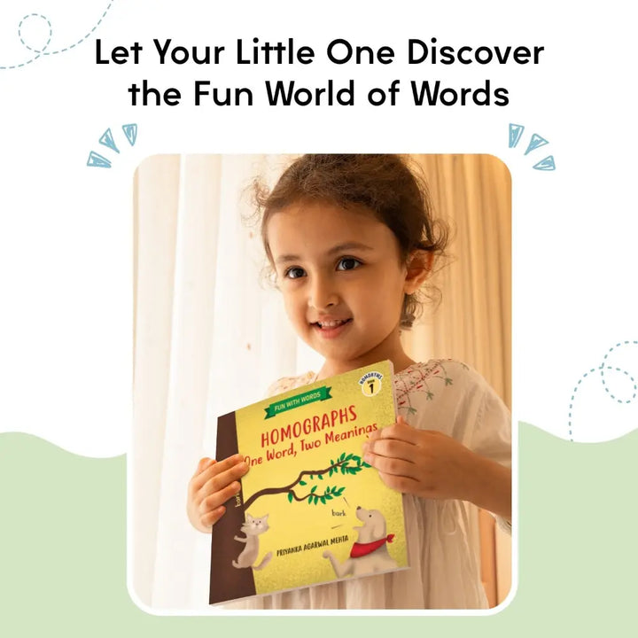 SAM &amp; MI - Homographs: One Word, Two Meanings: Early Learning Book for Kids