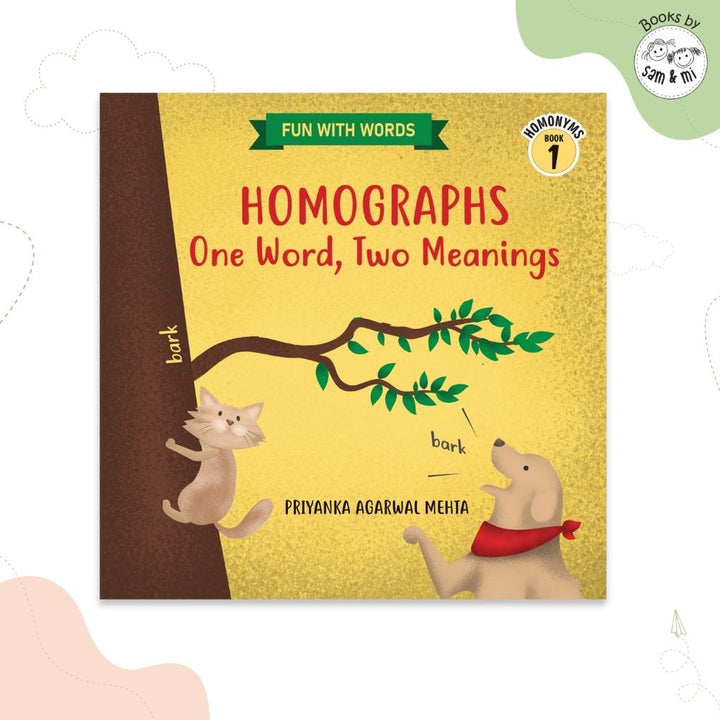 SAM &amp; MI - Homographs: One Word, Two Meanings: Early Learning Book for Kids