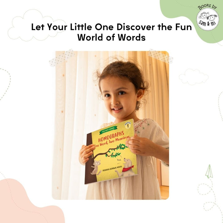 SAM &amp; MI - Homographs: One Word, Two Meanings: Early Learning Book for Kids